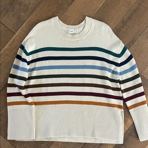 GAP Multicolor Striped Sweater